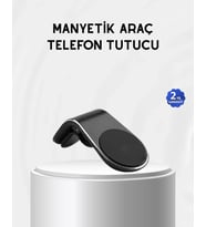 Araç İçi Manyetik Telefon Tutucu Güçlü Klipsli ve 360 Derece Ayarlanabilir