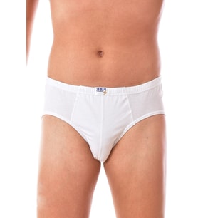 6 Adet Seher 0005  Erkek Penye Slip BEYAZ