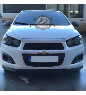 Chevrolet Aveo 2010-2013 Uyumlu H lip Esnek Ön Lip 2 Parça Karlık Ön Ek Tampon Altı Dil