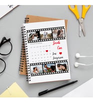 6 Fotoğraflı Tarihli Defter Kişiye Özel