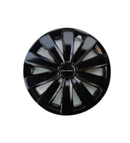 [KIRILMAZ] Ford Escort Uyumlu 15 Inc Piano Black Siyah Jant Kapağı Seti 4 Adet