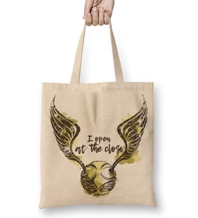 Harry Potter Golden Snitch Bez Çanta Uzun Saplı
