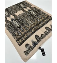 QASHKA Soft Pamuklu Şal Etro Desen LBD0612