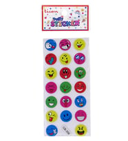 Ticon Sticker Gülen Yüz Renkli - 3 adet