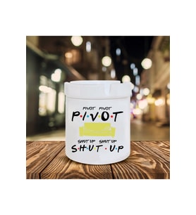 Friends Pivot Temalı Seramik Küllük
