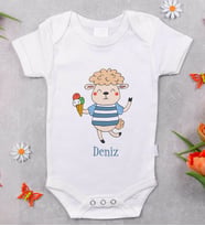 BK Kids İsimli Bebek Body Zıbın - Model 22