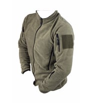 Unisex Haki Yeşil 5 Cepli Polar Mont (Haki-Yeşil)