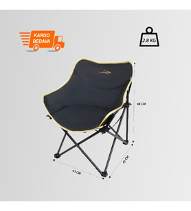 Nurgaz Campout Fırat Katlanır Kamp Sandalyesi NG C159
