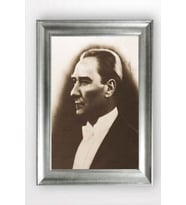 Gümüş Çerçeveli Atatürk Tablo cv1229
