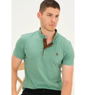 T8560 DEWBERRY T-SHIRT-AÇIK HAKİ