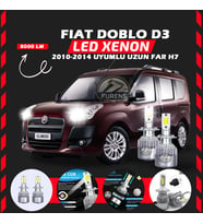 Fiat Doblo D3 2012-2015 Uzun Far Uyumlu Şimşek Etkili Led Xenon Performance Series H7