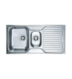 TEKA PRINCESS 60 1½B 1D Sağ Damlalıklı Tezgah Üstü Paslanmaz Çelik Eviye 40109153