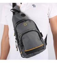 Bagacar Mega Model 1006 Gri Unisex Body Bag Omuz Çantası