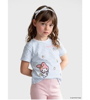 LCW Kids Mavi My Melody Baskılı Kız Çocuk Tişört
