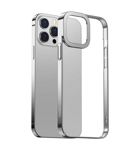 Baseus Glitter iPhone 13 Pro Kılıf Renkli Kenar Şeffaf Kılıf-(5775) - SSSSSS5111-8007