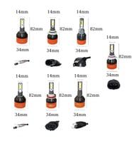 Space 12V 8000LM Beyaz H9006 Led Far Ampulü (48W)