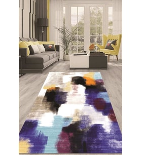 Dijital Kaymaz Taban Yıkanabilir Modern Renkli Salon Halısı Mutfak Halısı Yolluk ND-HT-1298