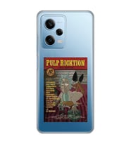 Redmi Note 12 Pro 5G Uyumlu Pulp Ricktion Tasarımlı Şeffaf Telefon Kılıfı