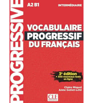 Vocabulaire progressif du français A2B1 - Livre + Corriges + Downloadable CD