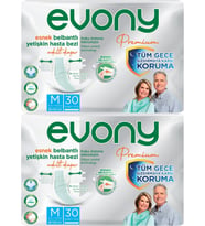 Evony Premium Hasta Bezi Yetişkin Bel Bantlı Tekstil Yüzey M-Orta 60 Adet