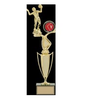 ODAK KUPA - Figürlü Kupalar - Voleybol Kadın Figürlü Kupalar FG-043 A - 45 cm