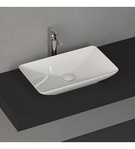 ISVEA SİSTEMA Y CLEAR TEZGAH ÜSTÜ LAVABO 60 CM 10SY50060 - BAT.DELİKSİZ (Beyaz)