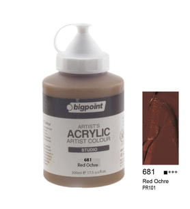 Bigpoint Akrilik Boya 500 ml Red Ochre 681