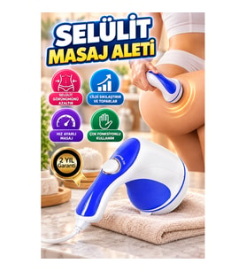 Çok Fonksiyonlu Selülit ve Sıkılaştırıcı Masaj Cihazı Hız Ayarlı Vücut Masaj Aleti