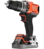 Black + Decker Bcd383D1Xk-Qw 18V Powerconnect Kablosuz Darbeli Matkap (1X 2 Ah Şarj Göstergeli Pil,