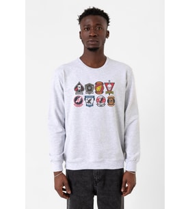 Top Gun Maverick Badge Layout Group Karmelanj Erkek 2ip Sweatshirt