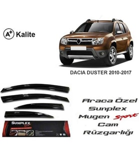 DACIA DUSTER 2010-2017 SUNPLEX 4LÜ CAM RÜZGARLIĞI