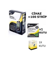Optima Cihaz + Optima Strip + Opticlix Lanset