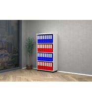 Vena Raflı Ofis Dosya Dolap 80x35x150h (Beyaz)