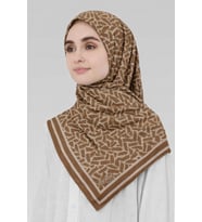 Soft Pamuk  Eşarp-90 X 90 -06100 (Sütlü Kahve)