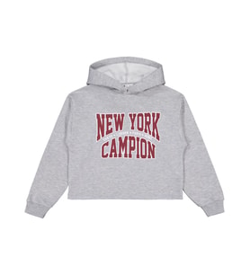 Civil Girls New York Campion Baskılı 10-13 Yaş Sweatshirt - Gri