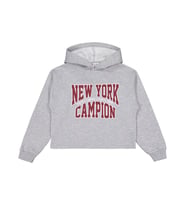 Civil Girls New York Campion Baskılı 10-13 Yaş Sweatshirt - Gri