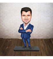 KİŞİYE ÖZEL KARİKATÜR takım elbiseli adam BİBLOSU