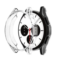 Microsonic Samsung Galaxy Watch 4 Classic 46mm Kılıf 360 Full Round Soft Silicone Şeffaf (Renksiz)
