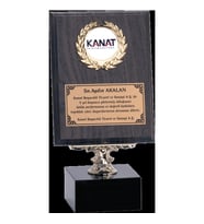ODAK KUPA - Ahşap Plaketler - PL-014 B - 15x20 cm