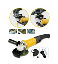Moonshop Pro Bakır Sargı Avuç Içi Taşlama Makinası 6 Kademeli Uzun Kuyruk Devir Ayarlı 125 Mm 2000W.