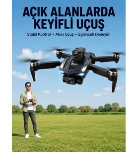Katlanabilir Çift Kameralı Drone ile Havadan Fotoğraf ve Video Çekimi