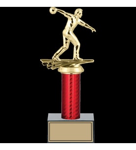 ODAK KUPA - Figürlü Kupalar - Bowling Erkek Figürlü Kupalar FG-004 A - 28 cm