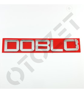 DOBLO YENİ MODEL ARKA BAGAJ YAZISI DOBLO YAZI