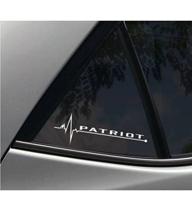 Patriot Yan Cam Sticker Oto Kapı Çıkartma Tuning oto 20 cm x 7 cm yazı 238