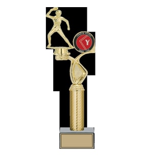 ODAK KUPA - Figürlü Kupalar - Masa Tenisi Kadın Figürlü Kupalar FG-015 A - 39 cm