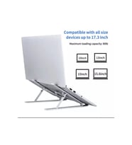 Ayarlanabilir Katlanabilir Laptop ve Tablet Standı, Taşınabilir ve Şık Tasarım
