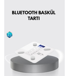 Bluetooth Akıllı Tartı – 8 Fonksiyonlu Dijital Baskül 180 kg Kapasiteli