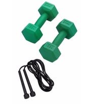 1 Kg Dambıl Ve Atlama Ipi Seti Egzersiz Seti Antrenman Seti 1 Kg 2 Adet 1 Kg 