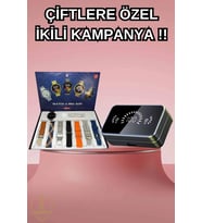 Aynalı Bluetooth Kulaklık Akıllı Saat Seti Anc Özelliği Dokunamatik
