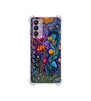 PrintiFy Tecno Camon 18 ile Uyumlu Düşlerin Dansı Serisi Rüyalar Ötesi Tasarımlı Uv Baskılı Köşe Korumalı Antişok Kılıf
